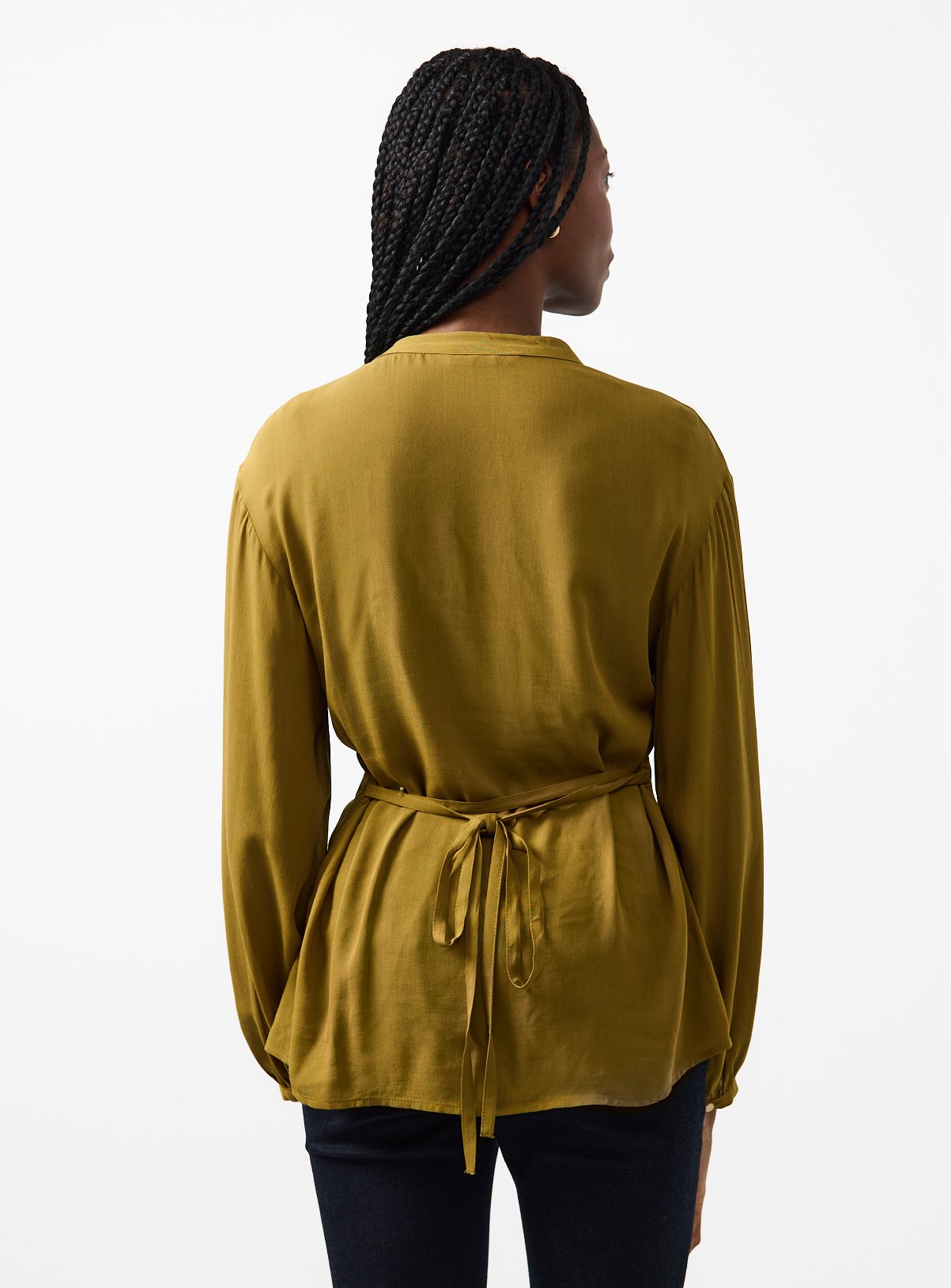 Light Green Tie Waist Blouse 14 - Image 4 thumbnail